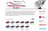 Spuštěno internetové hlasování pro Firemní auto roku 2017